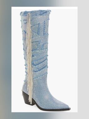 Azalea Wang Domingo Western Boot Women Size 6.5